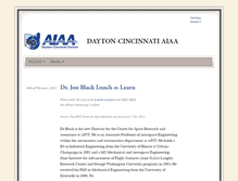 Tablet Screenshot of aiaa-daycin.org